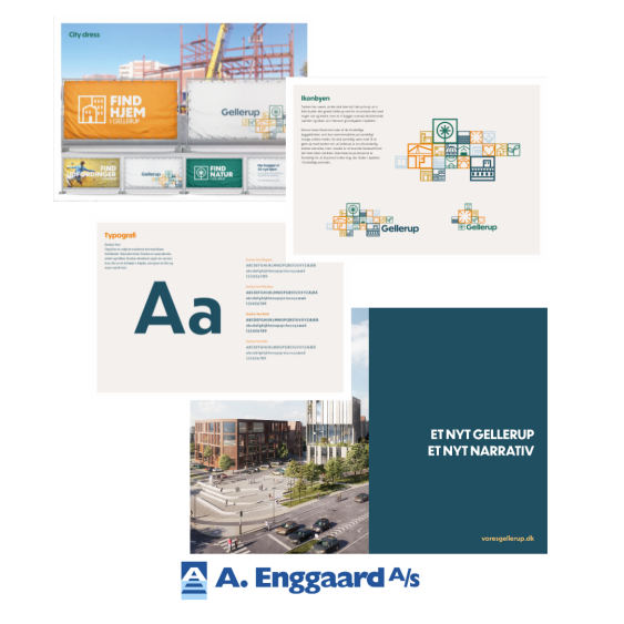 visuel identitet A. enggard 2023