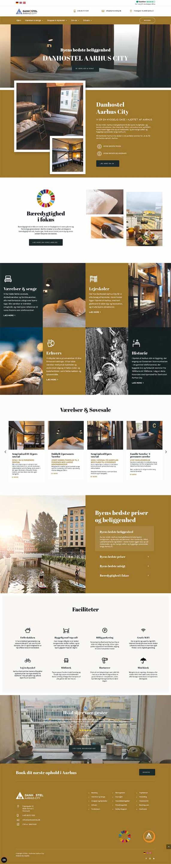 Redesign – Efter – Danhostel Aarhus City