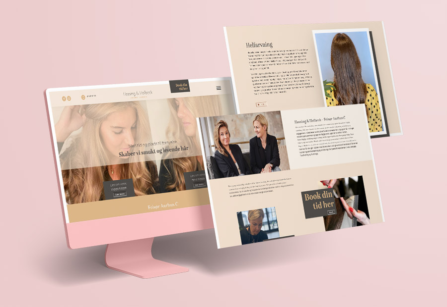 Frisør hjemmeside – wayfab