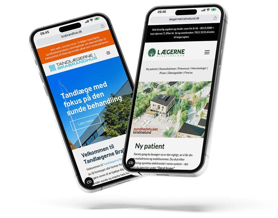 Ny hjemmesider til læger og tandlæger